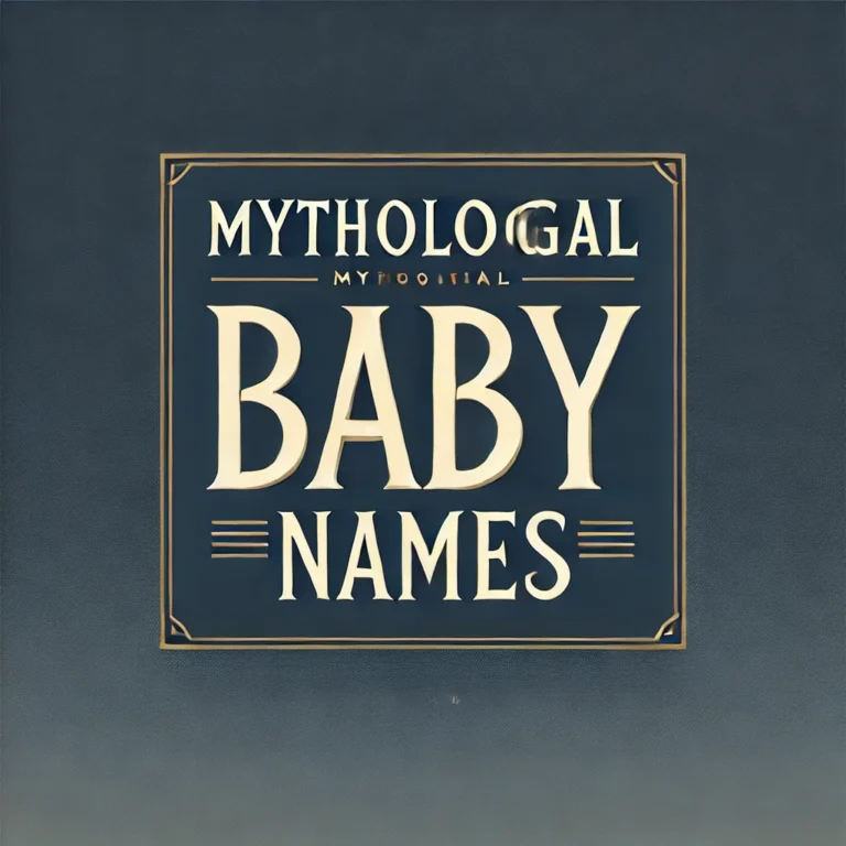 Mythological Baby Names