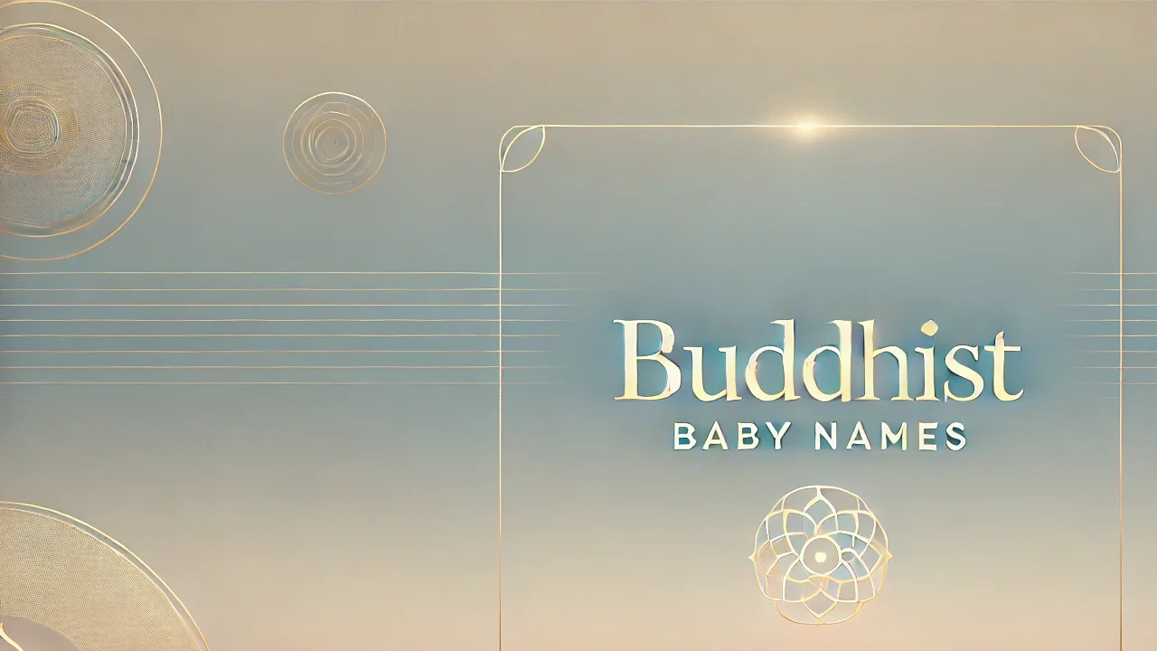 Buddhist Baby Names