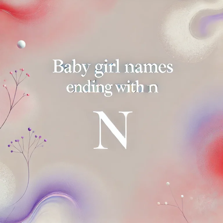 Baby Girl Names Ending with N