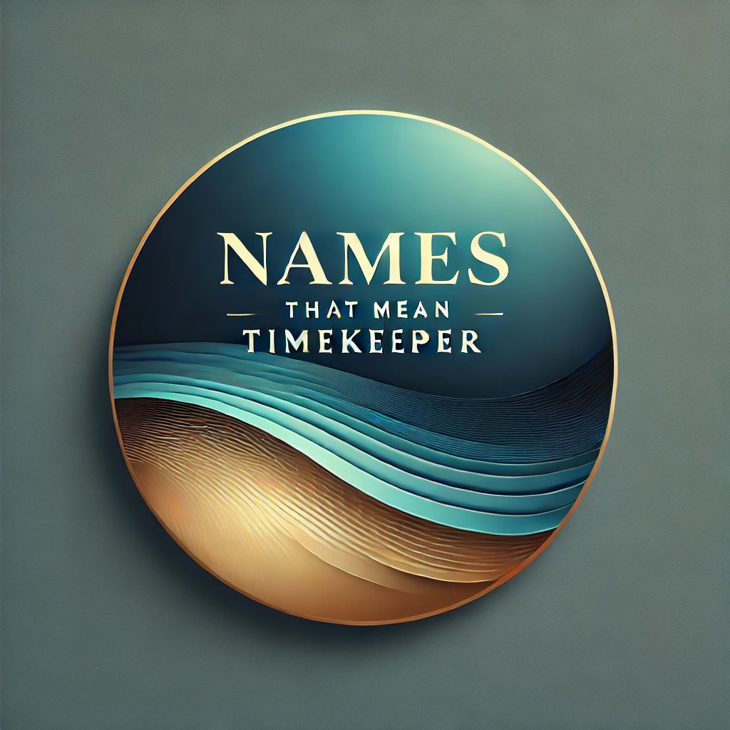 Names That Mean Timekeeper