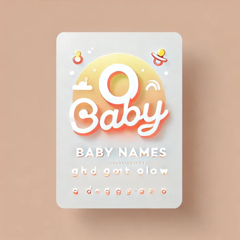 Baby Names That Start With ‘O’