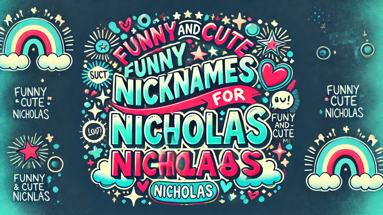 Funny And Cute Nicknames For Nicholas