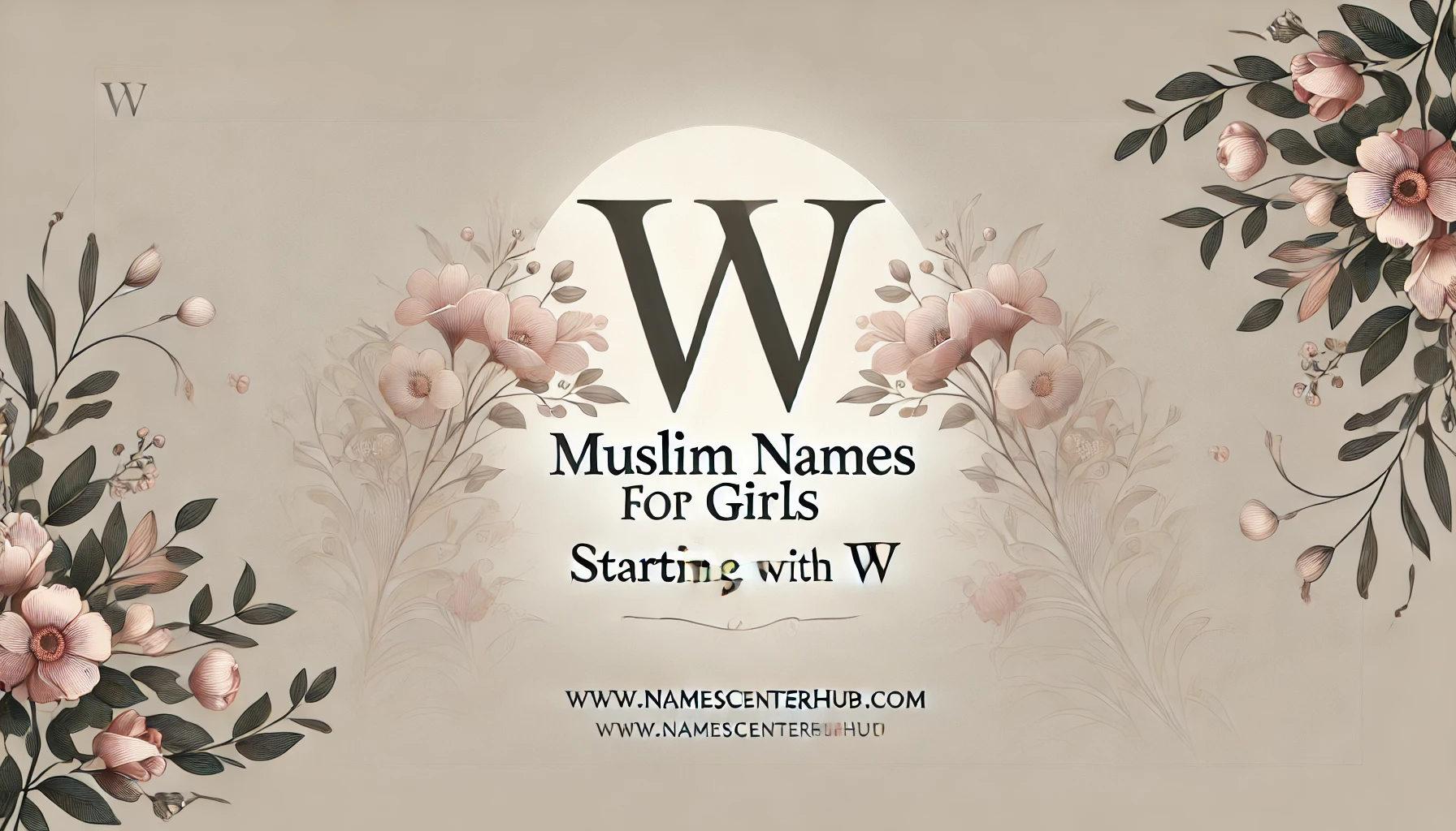 Muslim Names for Girls Starting with “W”