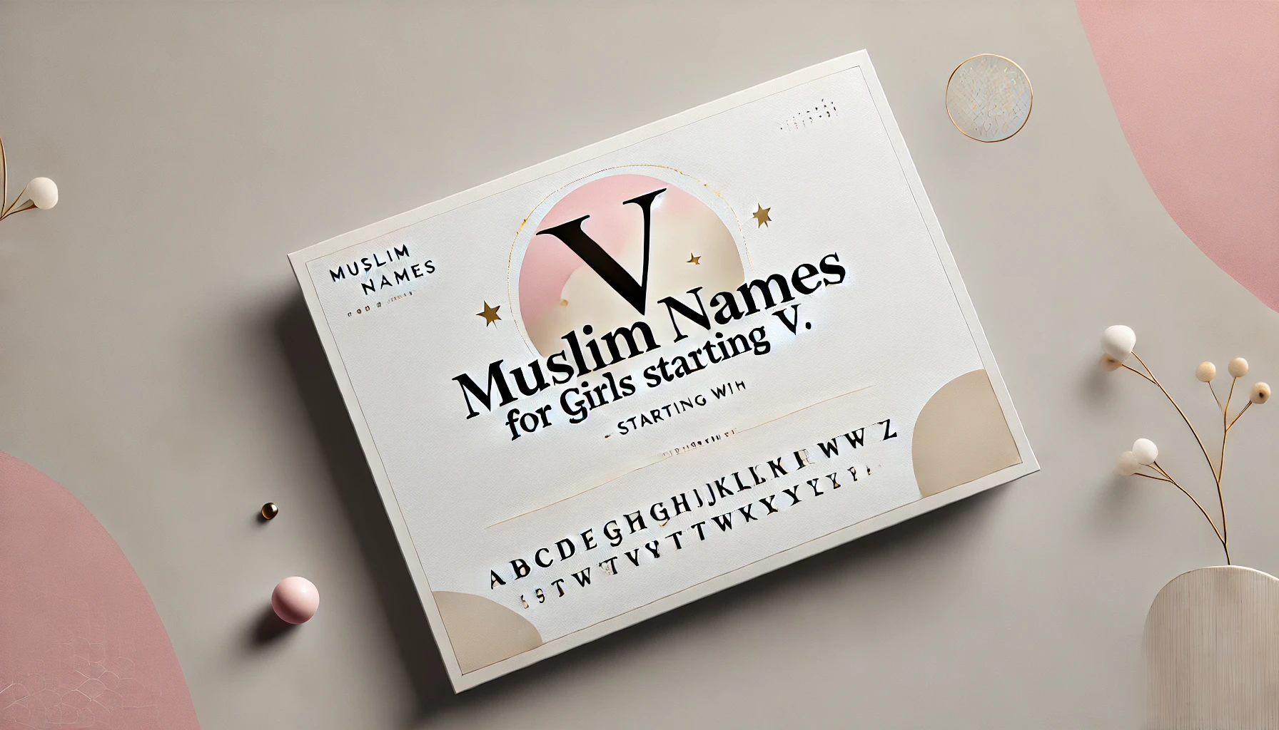 Muslim Names for Girls Starting with V