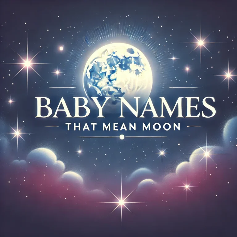 Baby Names That Mean Moon