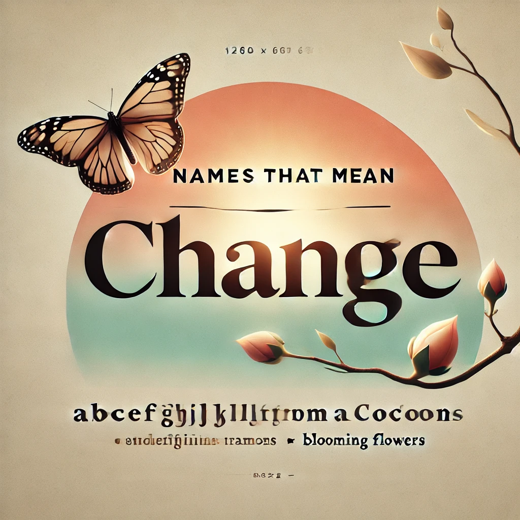 Names That Mean Change